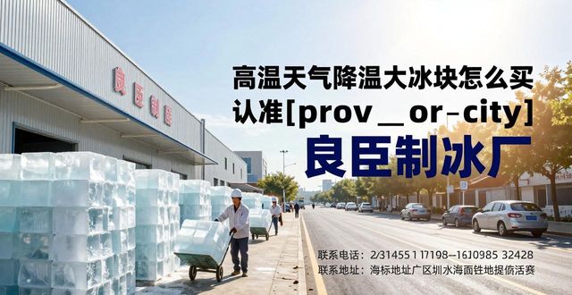 高温天气降温大冰块怎么买 认准闵行良臣制冰厂