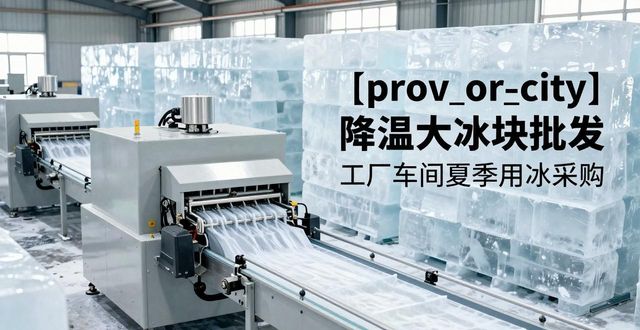闵行降温大冰块批发 工厂车间夏季用冰采购
